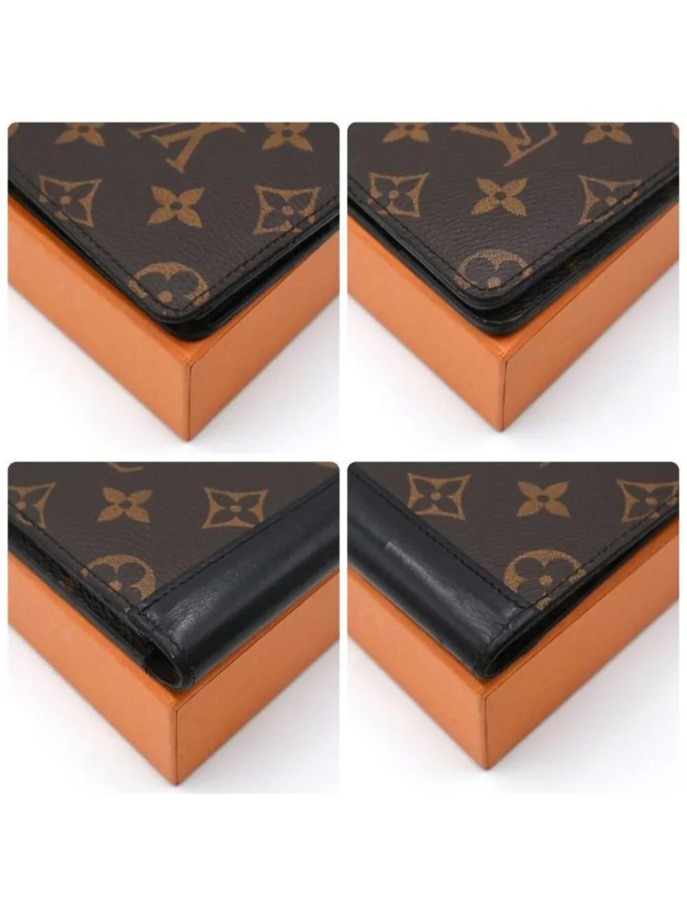 Louis Vuitton Monogram Macassar Portefeuille Multiple Bifold Wallet